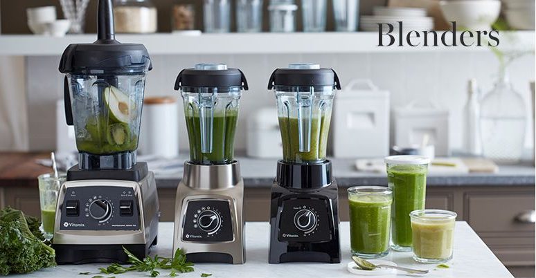 Various commercial juicers and blenders being used in cafes, restaurants, and juice bars for high-volume juice and smoothie production.