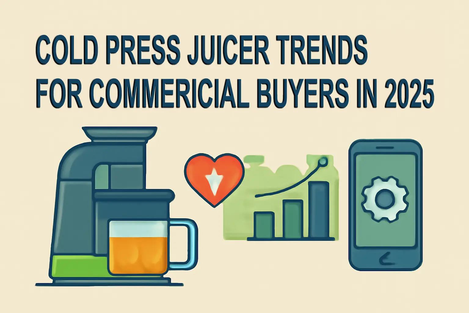 Cold press juicer trends for commercial buyers in 2025, highlighting health benefits, market growth, and top models for business use.