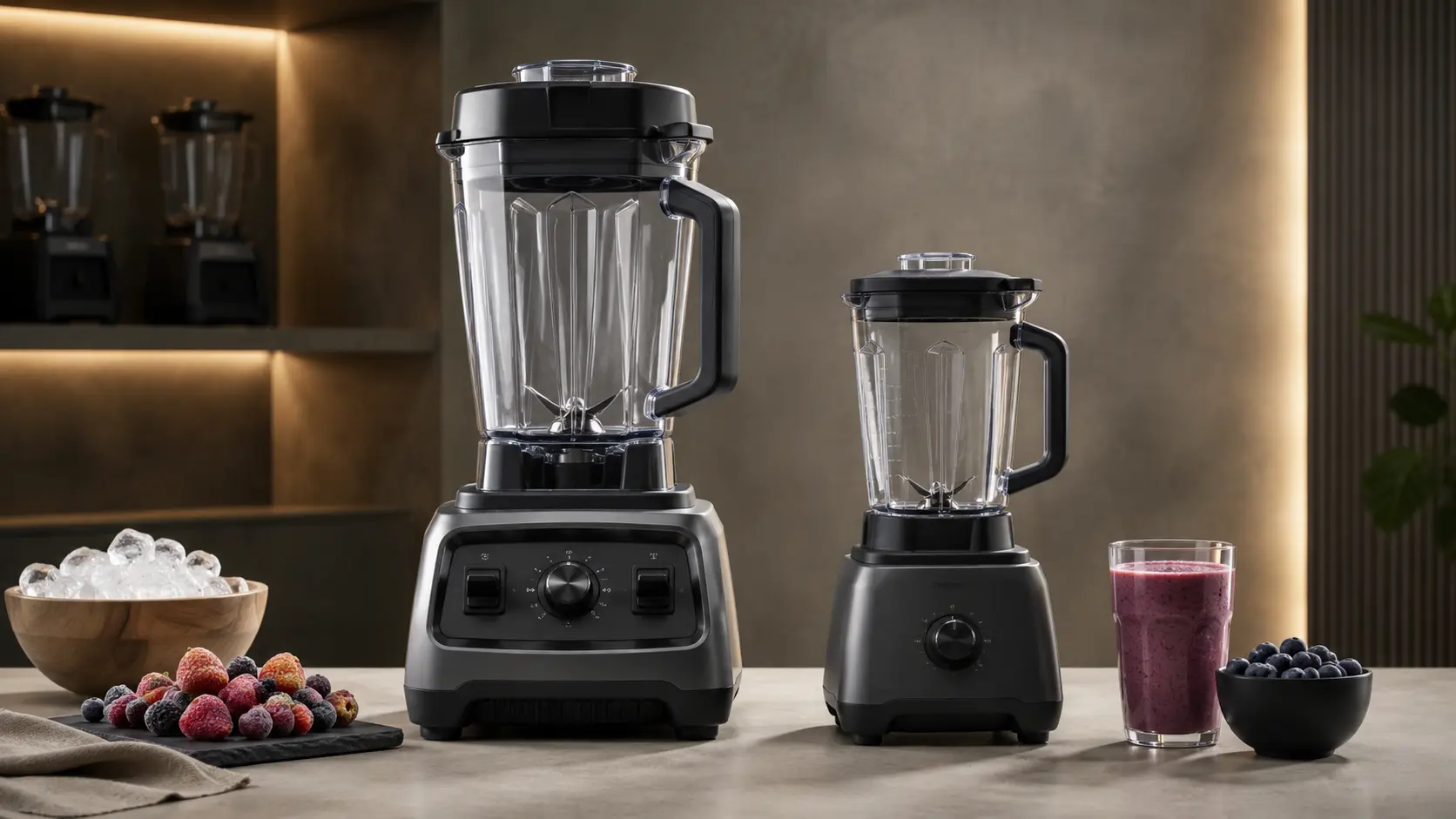 Heavy-duty blender and standard blender compared for commercial kitchen equipment selection.